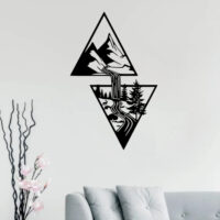 Mountain River 2D Wall