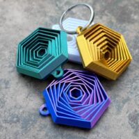 Hexagon Fidget Keychain