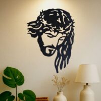 Jesus Face 2D Wall Art
