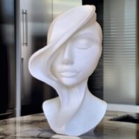 Woman Face Sculpture